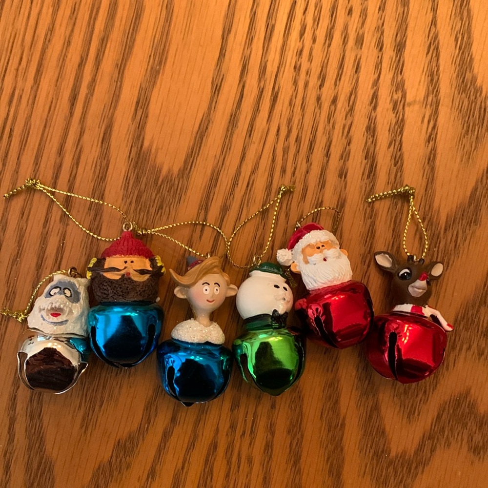Rudolph Mini Bell Ornaments
